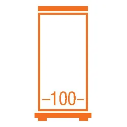 рол банер в размер за печат 100 на 200 см