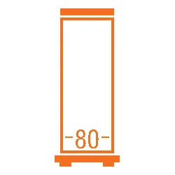 рол банер в размер за печат 80 на 200 см