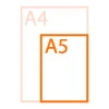 размер на каталози A5 - 148 на 210 мм